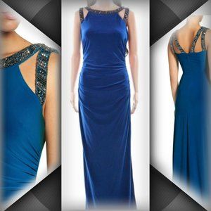 ⭐️FINAL SALE ITEM⭐️ Embellished Strap Gown "Laundry" "